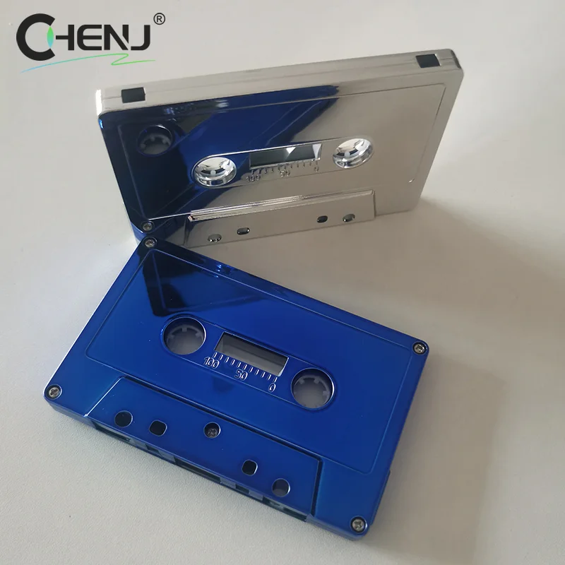Gilded Electroplated Blank Audio Tape Standard Cassette Blank Tape Player Empty Magnetic Audio For Speech Music Recording audio tape recorder