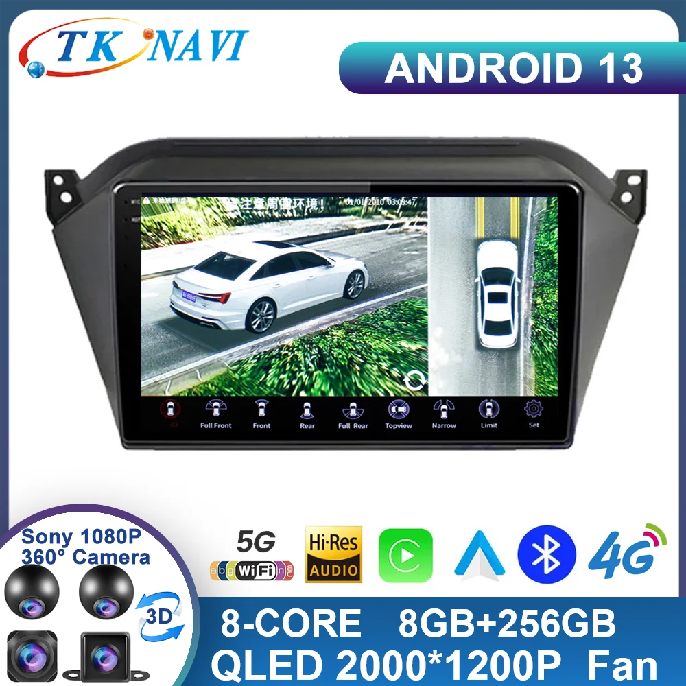 

Android 13 для JAC S2 2015 2016 2017 2018 автомобильное радио GPS навигация мультимедийный видеоплеер DSP RDS WIFI 4G BT No 2Din 2 Din DVD
