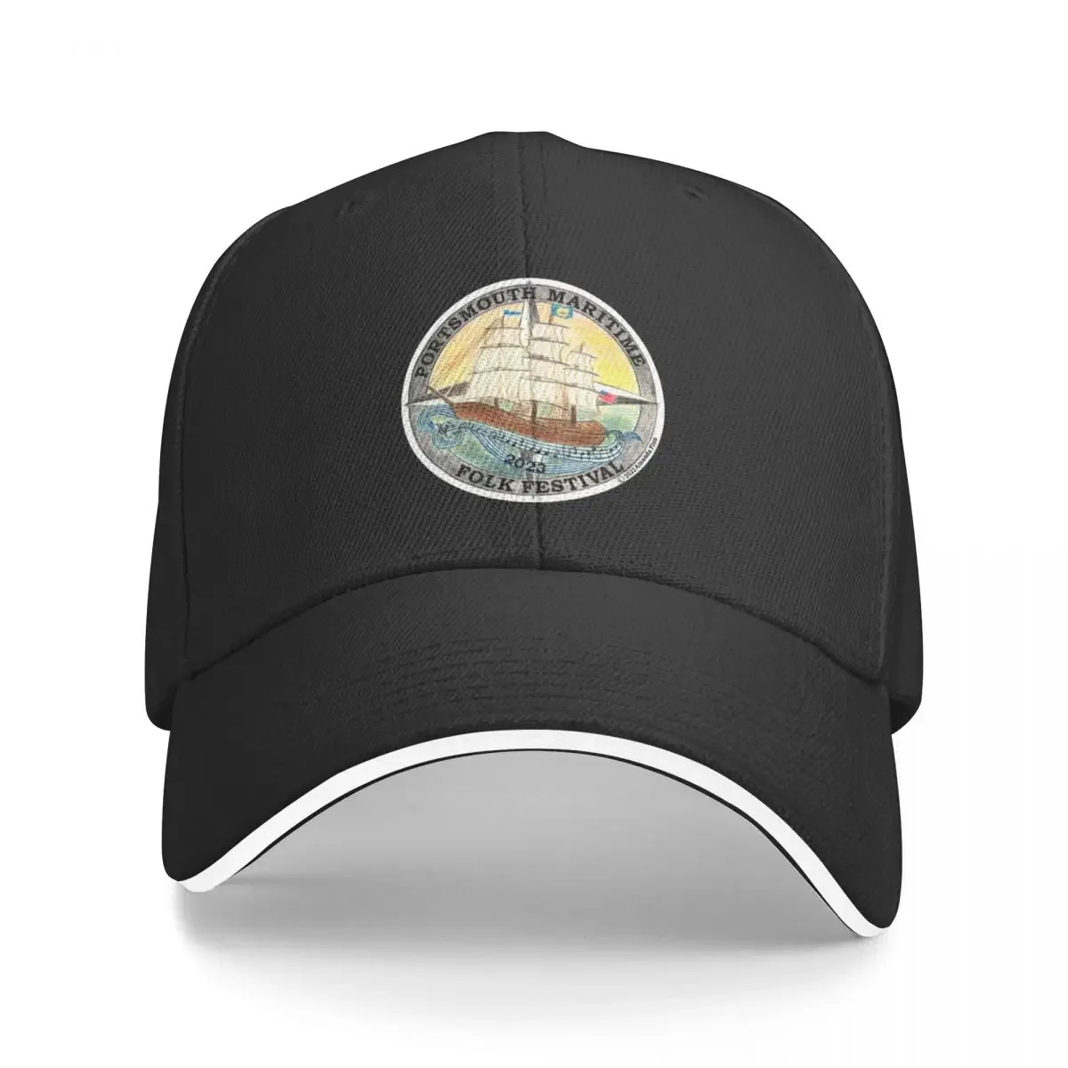 

Portsmouth Maritime Folk Festival 2023 Baseball Cap Rave Golf Cap Mens Women's