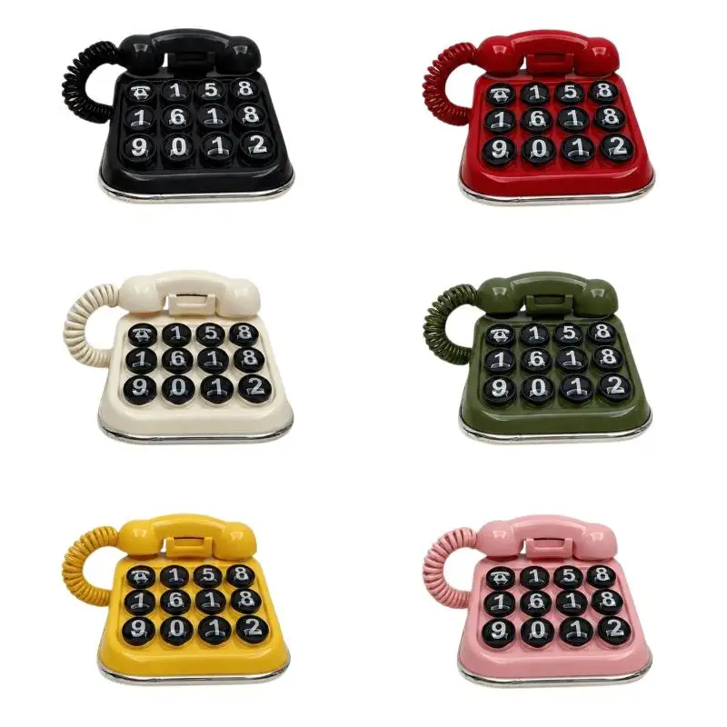 Retro Landline Style Car Parking Phone Number Sign - Easy-to-Read Interior Auto Decor Gift