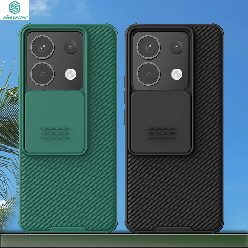 Для Poco X6 5G чехол NILLKIN чехол Camshield супер Frosted Shield для Poco X6 чехол Защитная крышка для объектива