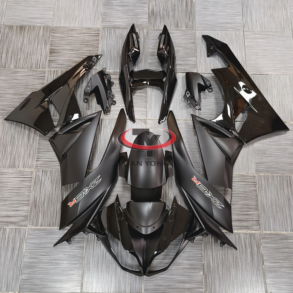 

For ZX6R 636 ZX 6R 2009-2010-2011-2012 Motorcycle Full Fairing Kit Bodywork Cowling Injection Glossy matte black combination