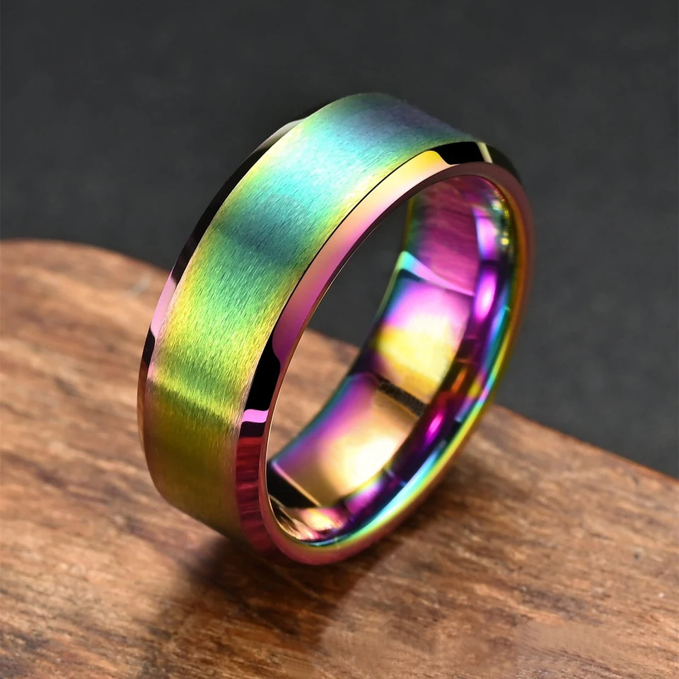 Anillo De Sello Para Hombre - Acero Inoxidable Con Circonitas - Tallas 17 A 30 - Regalo De Aniversario
