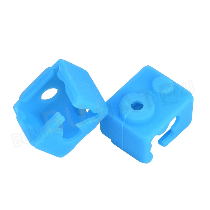 E3D-V6 Aluminium Block Silicone Sleeve 3d Printer Accessories Blue High Temperature Resistant Protective Silicone Sleeve