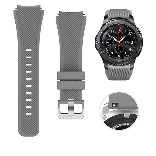 ตัวเลือกสินค้า สายซิลิโคนนาฬิกาสมาร์ทวอช รองรับ Samsung Galaxy Watch 3/4/5 และ Huawei GT 2