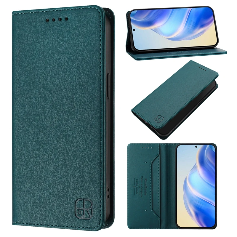 Luxury Leather Magnetic Flip Stand Phone Case Cover - Premium Protection with Elegant Design