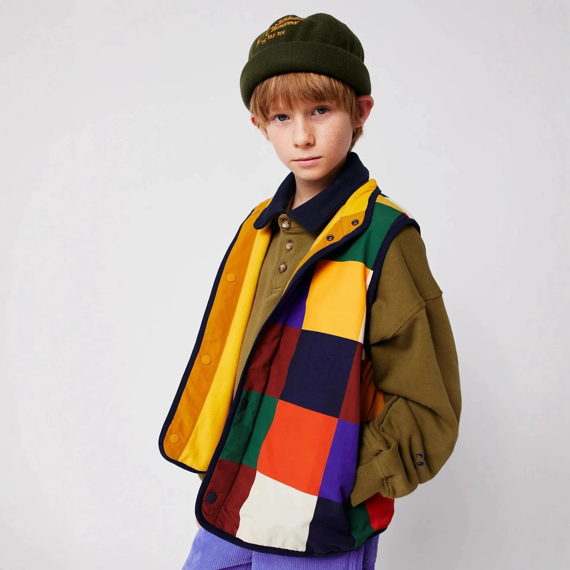  소녀 겨울용 재킷 플리스 소년 패션 코트 디자이너 의류 어린이용 소녀 핑크 조끼 +바지 외투