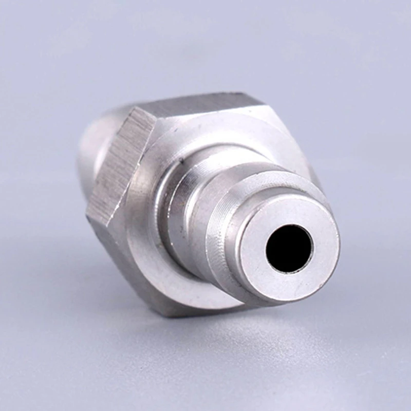 Universal 8mm Dual Male Foster Quick-Disconnect Coupling Paintball Fill Adapter Nipple Air Tool Fittings Stainless Steel