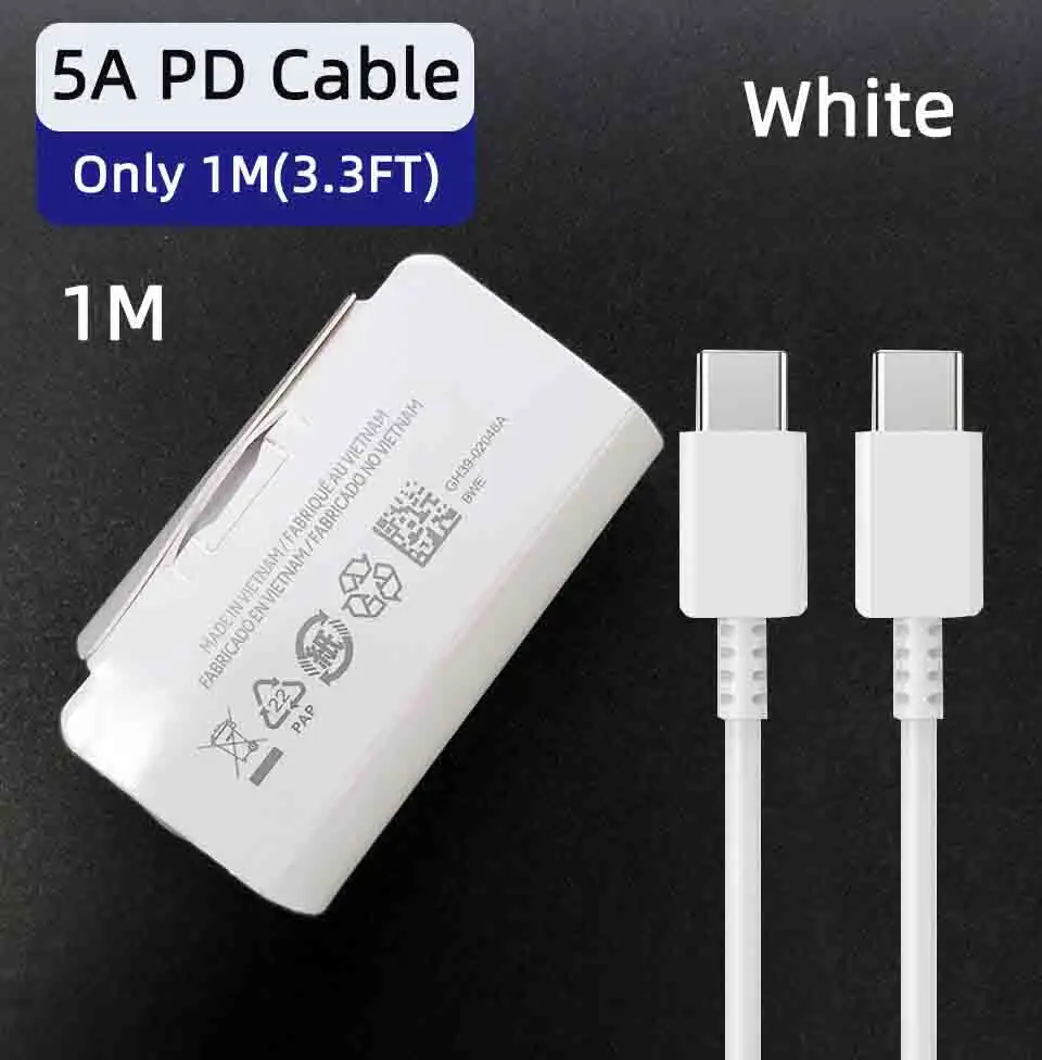 High-Speed 5A USB Type-C Charging Cable - 60W Super Fast Charger