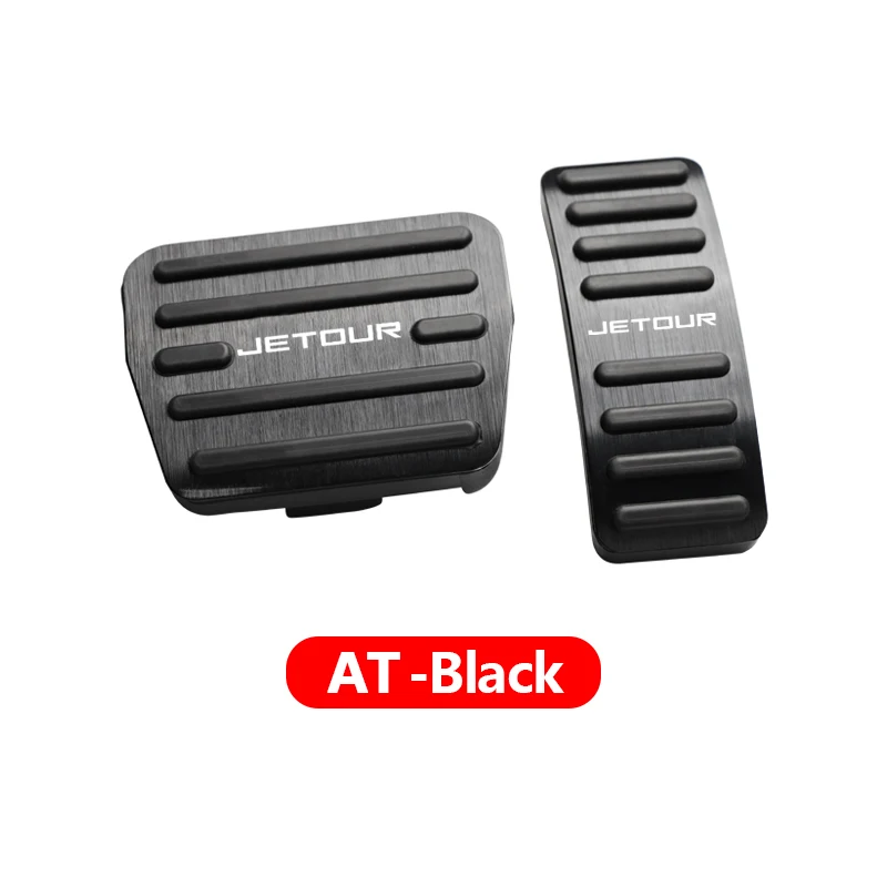 thumbnail image 1 of Almohadilla de cubierta de Pedal de freno de acelerador de combustible de coche de aluminio para Chery Jetour Dashing 2022 2023 2024 Dashing accesorios híbridos, 1 of 5