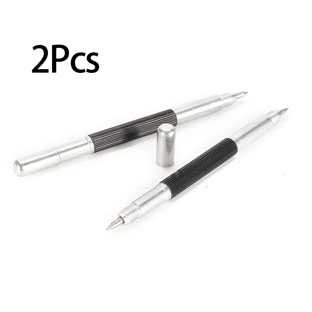 Double Ended Tungsten/ Carbide Scribing Pen Tip 136mm Stainless Steel And Magnet /Scriber Scribe Marker Metal /Hand Tools
