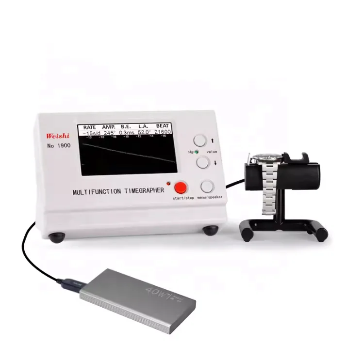 

Weishi Mechanical Watch Timing Tester Machine Multifunction Timegrapher NO. 1900 with Power