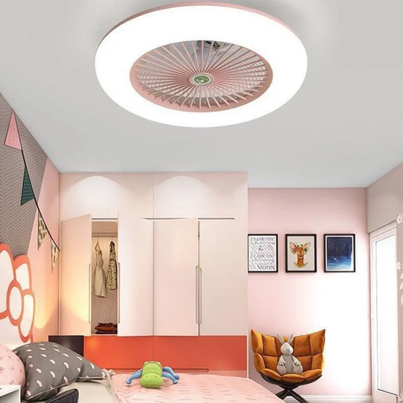 Smart Ceiling Fan Lamp LED Light Remote Control Chandelier Electric Roof Lighting Living Room 110v 220 V Bedroom Home Appliance