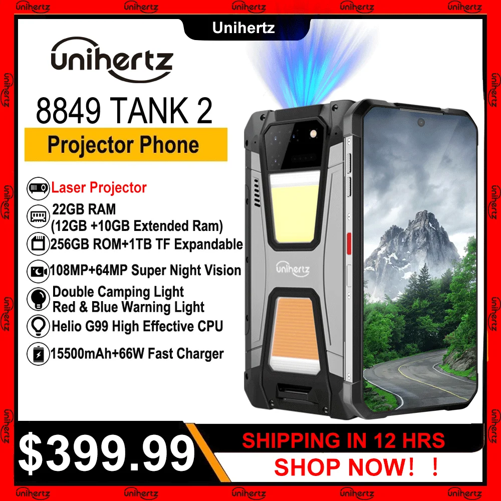 Unihertz 8849 TANK 2 Projector