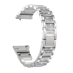 Elegant Diamond Stainless Steel Bling Bracelet - Galaxy Watch 42mm (Silver)