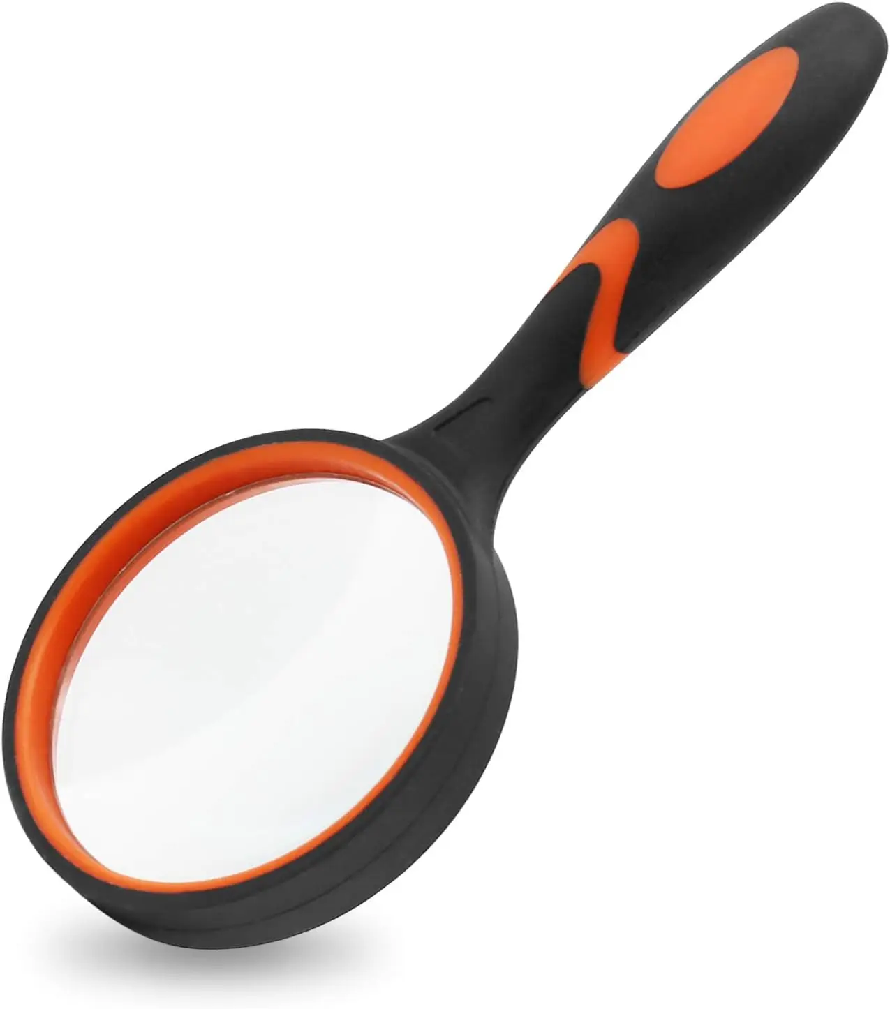 KIMHOME Lente D'Ingrandimento Grande 75mm 10x – 2 Pezzi Portatili In Verde E Giallo, Per Anziani, Bambini E Lettura