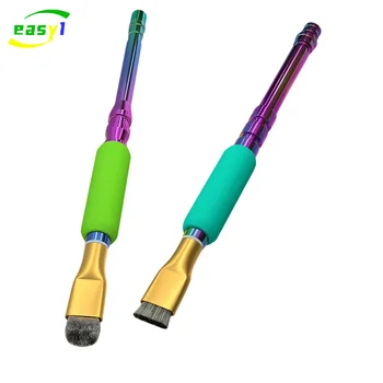 Mijing 2 in 1 spazzola per la pulizia del Pad IC antistatico per la scheda madre Mobile dell'iphone PCB Chip CPU rimozione pulita set di strumenti di riparazione della colla 1