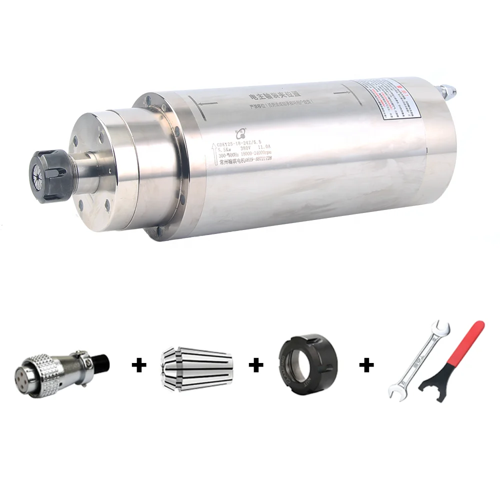 

HQD Hanqi GDK125-18-24Z/5,5 CNC Шпиндельный двигатель для деревянного камня мрамора