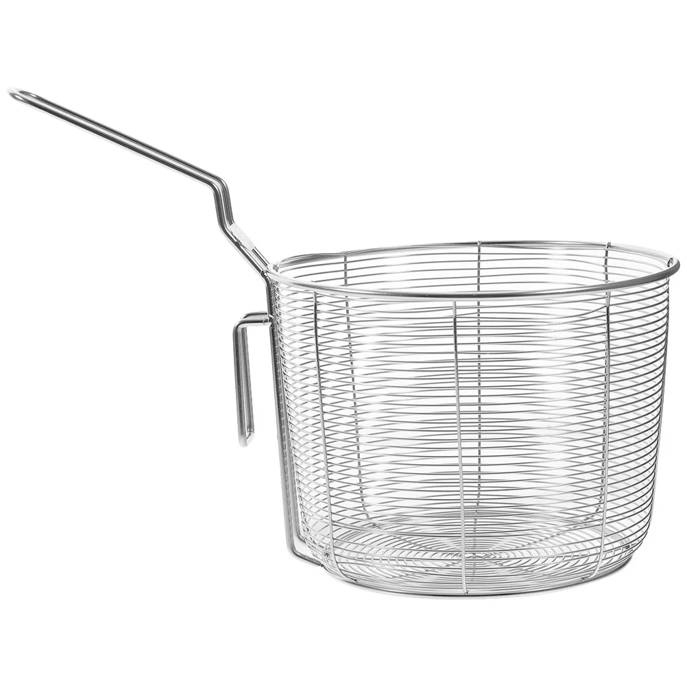 

Spaghetti Strainer Spoon Stainless Steel Food Strainer Noodle Strainer Handle Boiling Blanching Basket Restaurant Kitchen