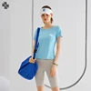 SBWL High quality Women's Yoga Tops Quick Dry Sport Top Fitness female Short sleeve Tops Gym T Shirt Running sweatshirt Tees 3