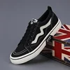 New Men's Spring Canvas Leisure Shoes anti-slip Driver Work Shoes Lightweight Breathable Lace Up Men Shoes SS23101 4
