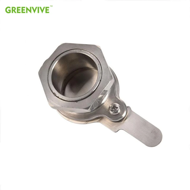 1Db Rozsdamentes Acél Mézkapu Mézes Szelep Csapolt Elszívó Kapu Méhészkészülék Méhkas Szerszámok Méhészellátás - Image 5