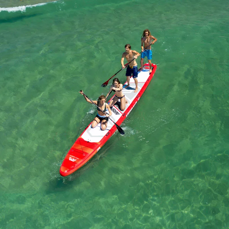 Airship Race 4 Persone Sup Board 670Cm Gonfiabile Stand Up Paddle Board Club Team Multi-Persona Sport Acquatici Doppio Strato 18 Psi