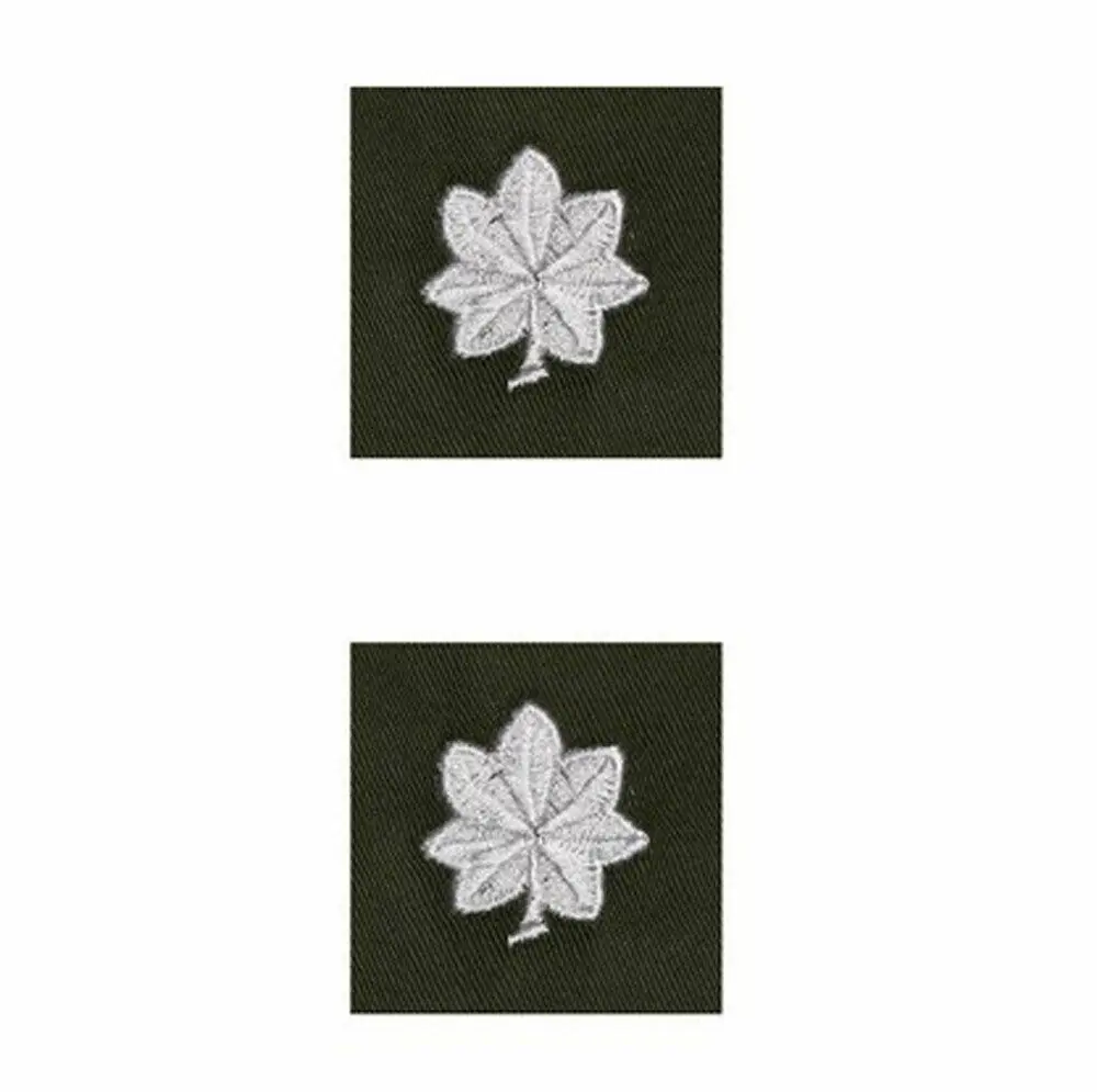 Set Vietnam War US TCU Rank insignia Patch 2LT 1LT Cpt Maj Ltc Col Rank Patches