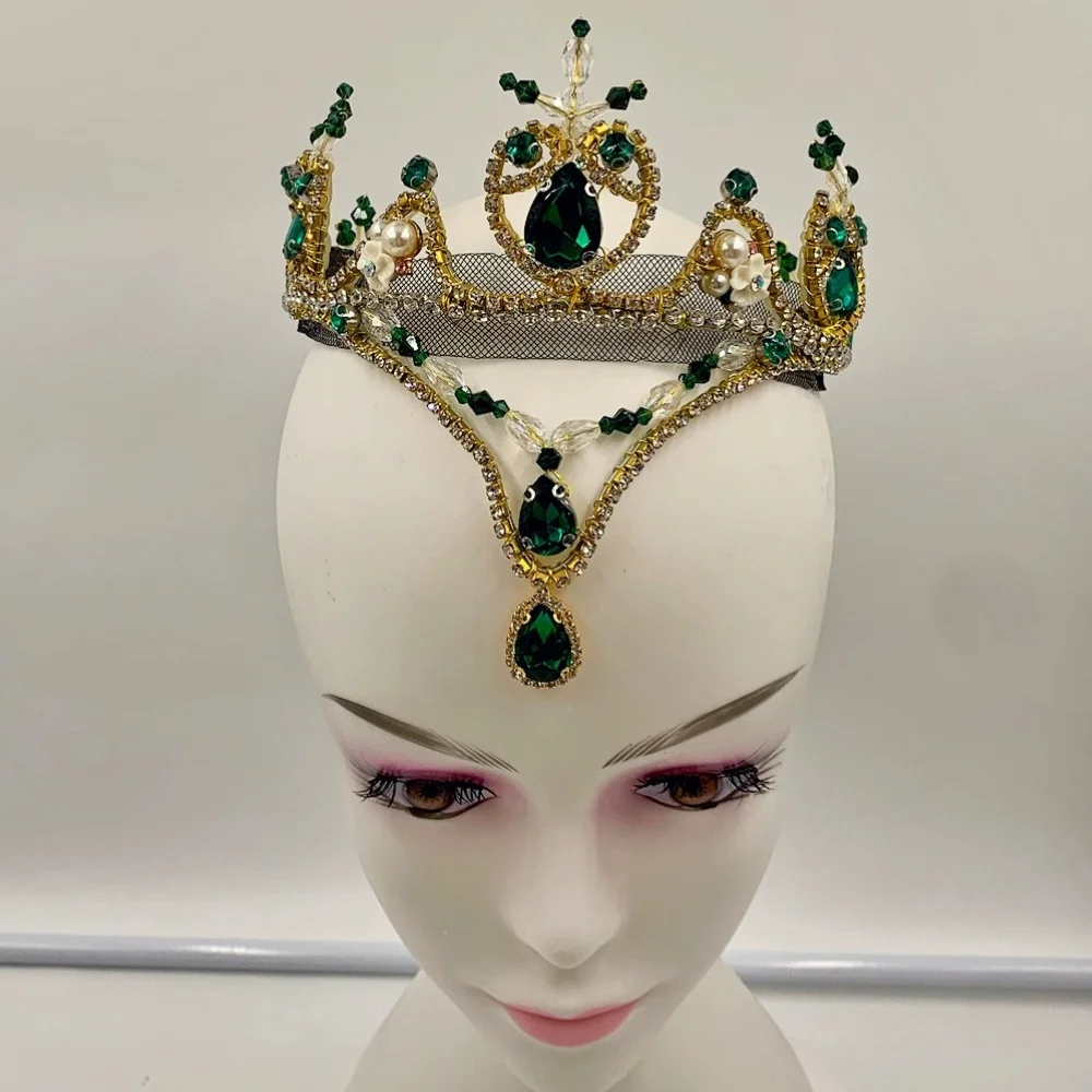 

2024 latest ballet headdress pirate and other character competition headdress crown accessories tiara