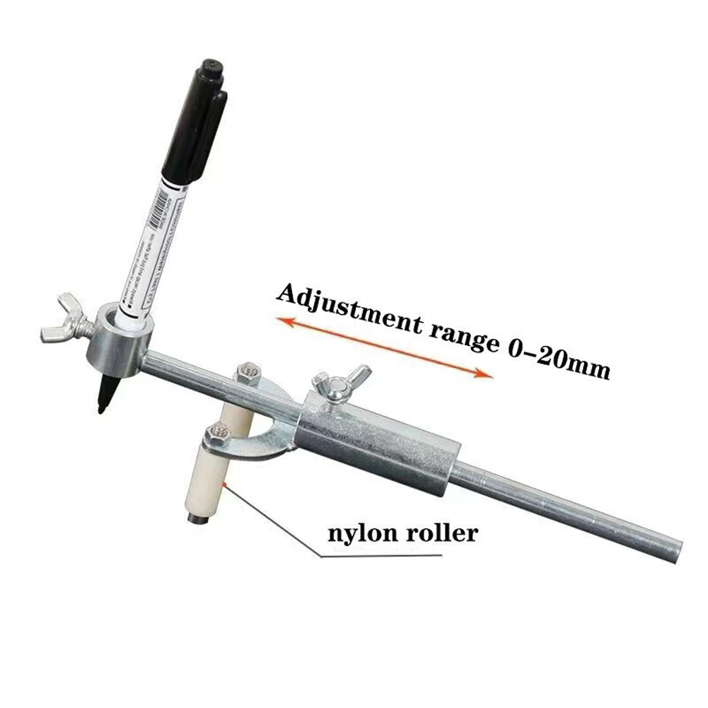 Outils de marquage de ligne de carrosserie de voiture, tôle de fer  galvanisé, outil de débosselage, Eyeblogueur de roue, Scriber parallèle,  Outils de