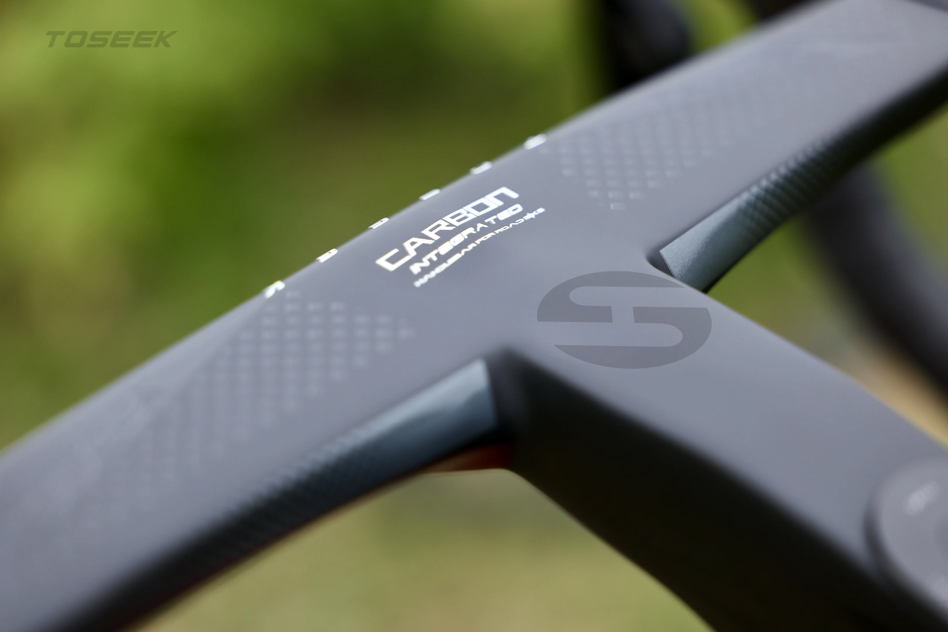 TOSEEK Carbon-Lenker Rennrad-Carbonlenker T700 Integrierter Carbonlenker Di2 Fahrradzubehör Carbon-Dropbar – Detail 19