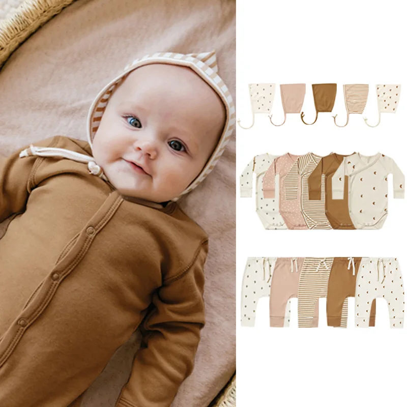 Jenny&Dave European and American baby autumn clothes for both men and women, long sleeved wrap bottoms, autumn hoodies with slan