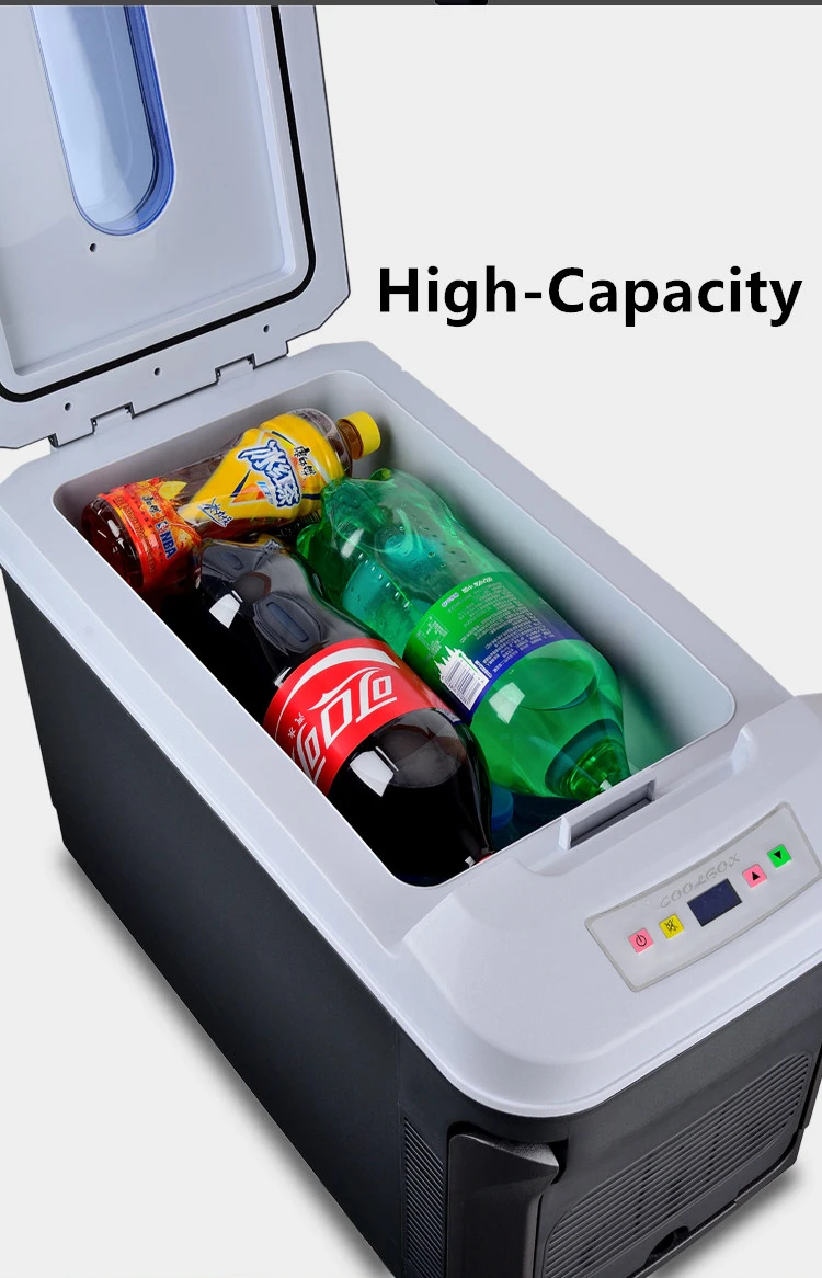 35L Thermoelectic Cooler and Warmer Freezer AC100-240v DC12V Portable Camping Picnic Outdoor Mini Fridge Car Refrigerator