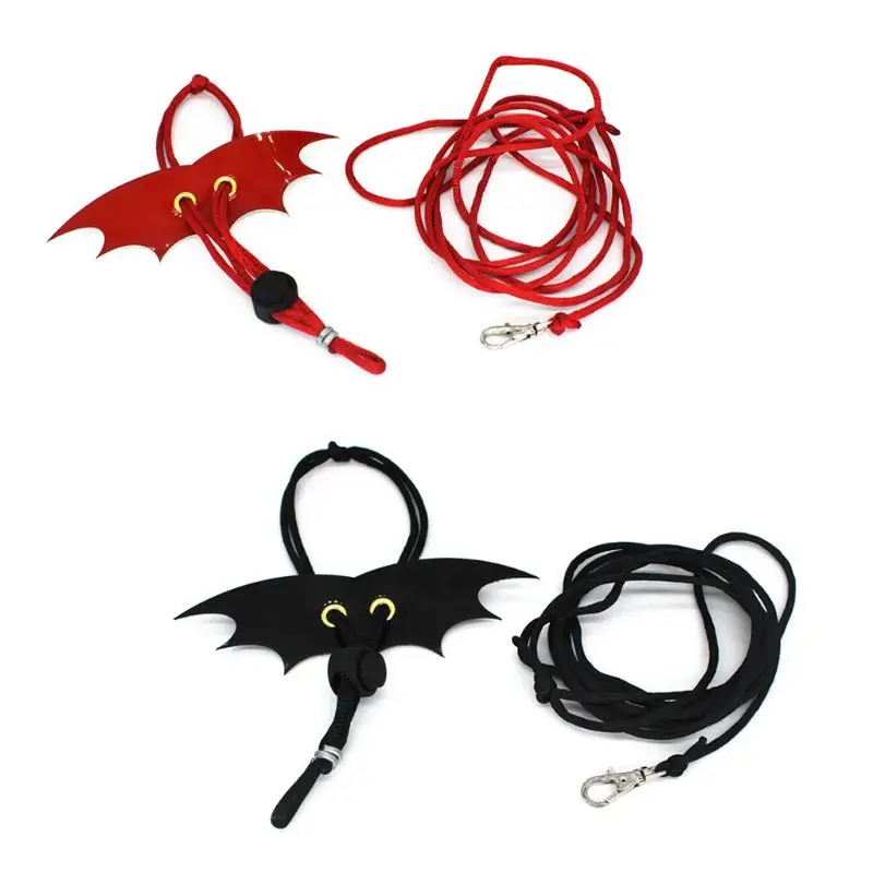 

Adjustable Leash Harnesses with Bat Wings Leash for Bearded Dragon Amphibian Iguanas Small Pet