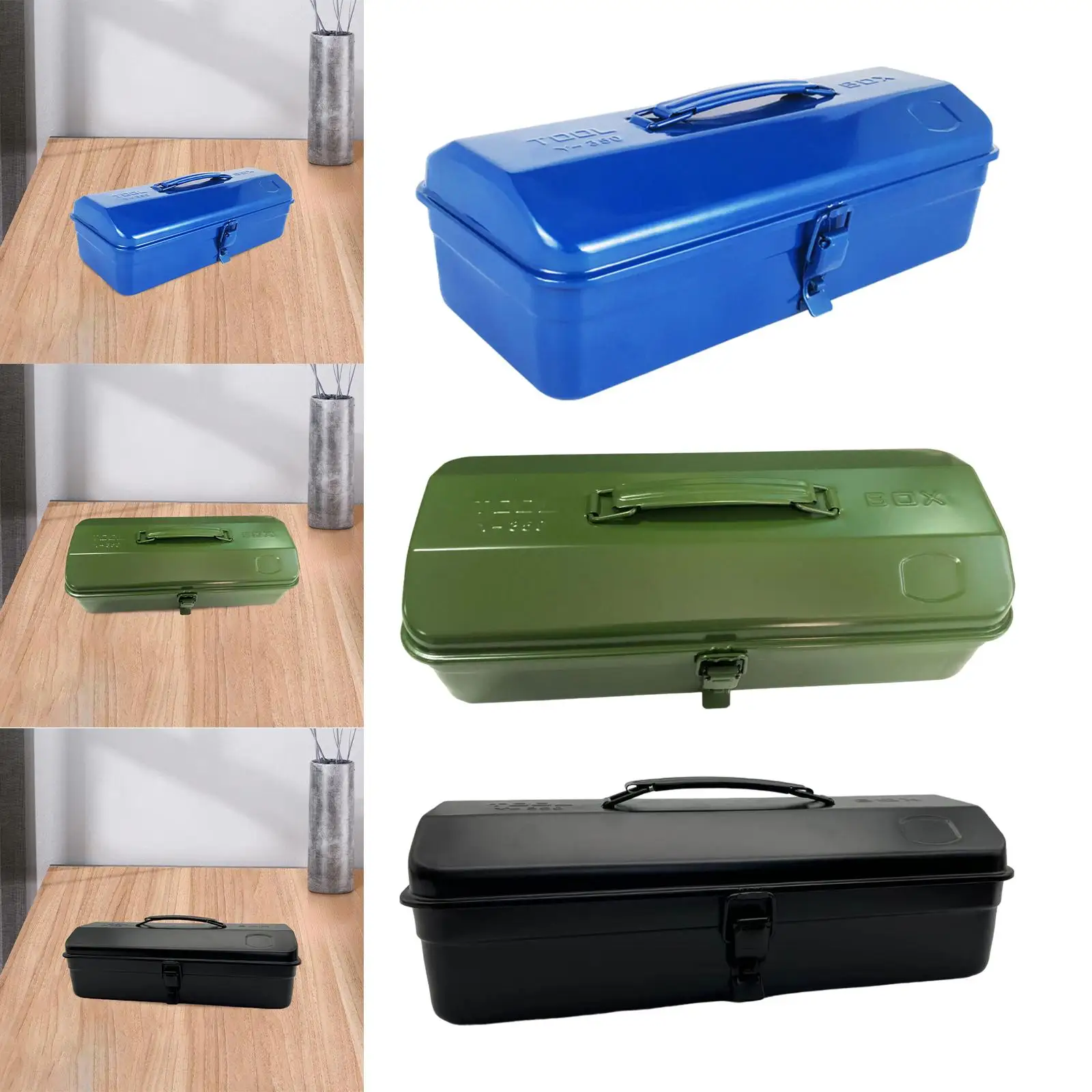 Metal Tools Box Multipurpose Container Small Easy Access Workshops Hardware Metal Tools Box Multipurpose Container Small Easy Access Workshops Hardware