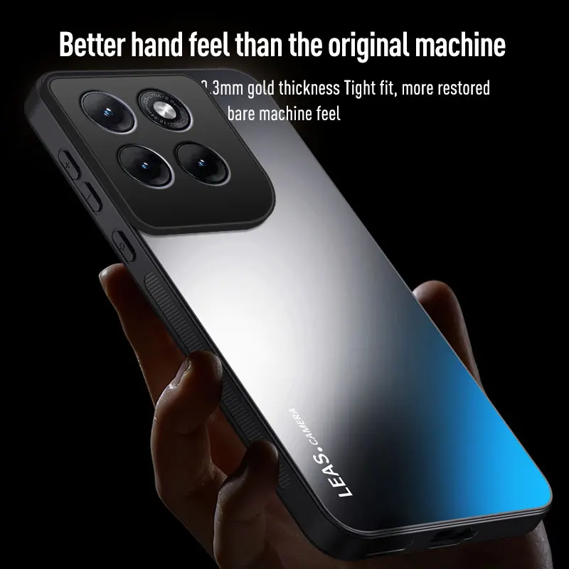 Premium Shockproof Frosted Matte Back Phone Case - Soft TPU+PC with Magnetic Feature
