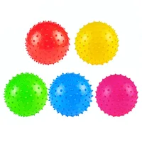 5PCS inflatable toy massage ball parent-child interactive massage series round ball inflatable massage ball toy prick ball 1