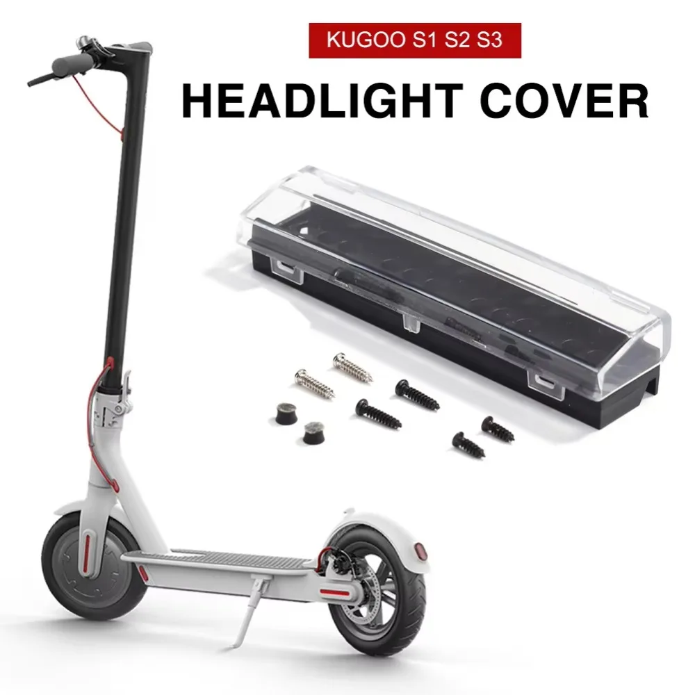 1PC Electric Scooter Plastic Headlight Cover Front Light Case Replacement for Kugoo S1 S2 S3 Scooter Accessories Parts