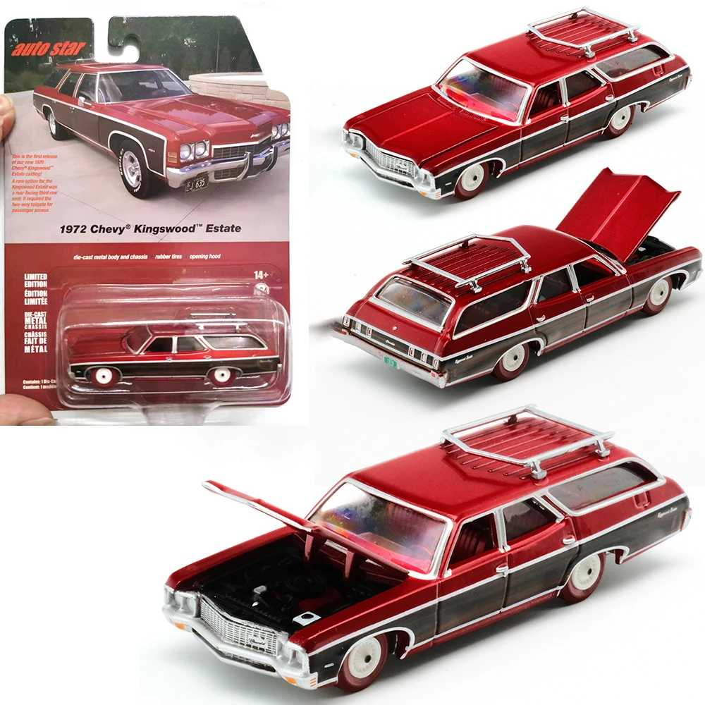 1/64 Diecast Auto World AS Alloy Model Car Johnny Lightning Vintage Car Modern Muscle Hidden Chevrolet Tile Truck Mazda RX-7 Toy 3