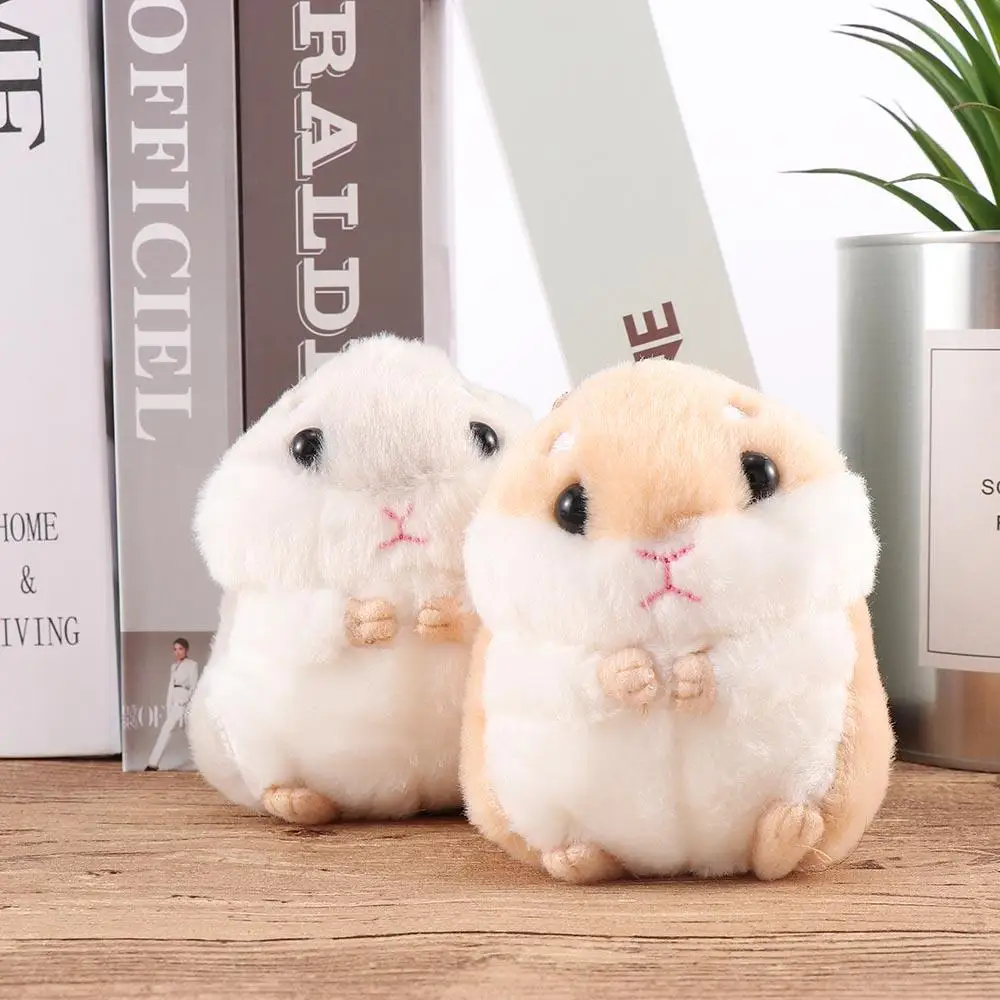 Cartoon Animal Stuffed Cute Birthday Gift Mouse  Key Chain Hamster Doll