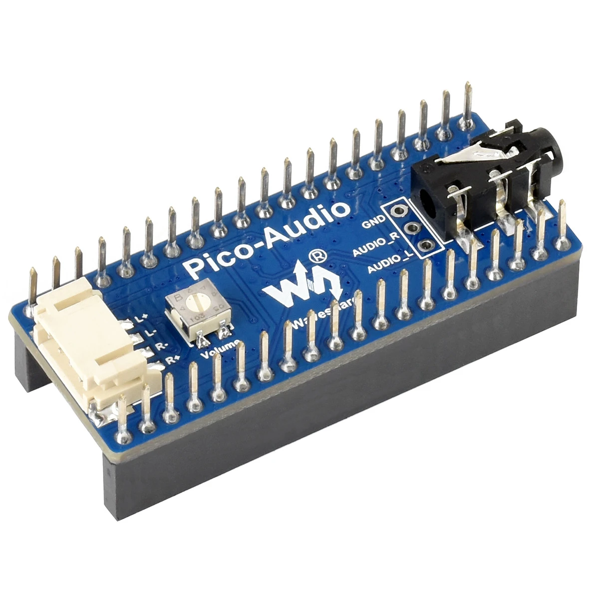 Modulo Di Espansione Audio Waveshare Per Raspberry Pi Pico Contemporaneamente Uscita Cuffie/Altoparlanti