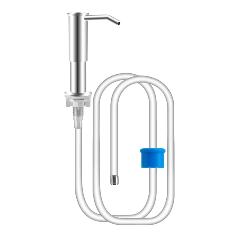 

Дозатор мыла для кухонной раковины из матового никеля, столешница из нержавеющей стали, встроенный дозатор мыла для раковины