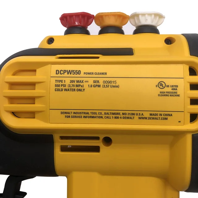 DeWALT - Nettoyeur à haute pression sans fil 550 psi 20 V MAX* - Super -  Zone Électrique !