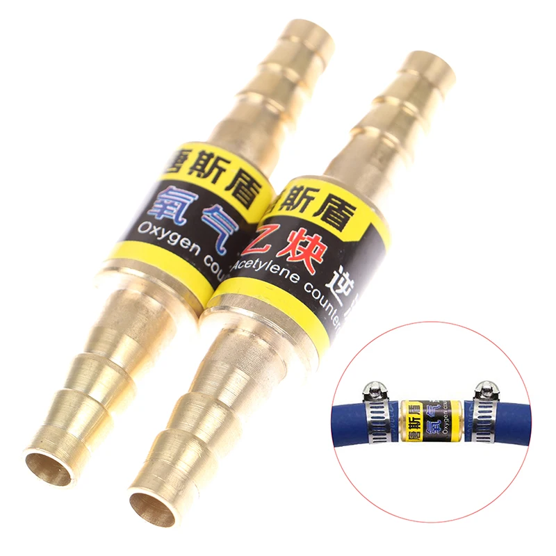 

Copper Pipe Flashback Arrestors Of Acetylene & Oxygen Fuel Check Safety Valve Fitment For 8mm Pipe Pipe Flashback Arrestor
