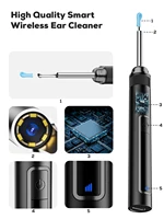 Ear Wax Removal,Ear Wax Removal Tool with 1296P HD Camera and 6 LED Lights, Ear Cleaner with 6 Ear Pick, Upgrade Ear Wax Removal 2
