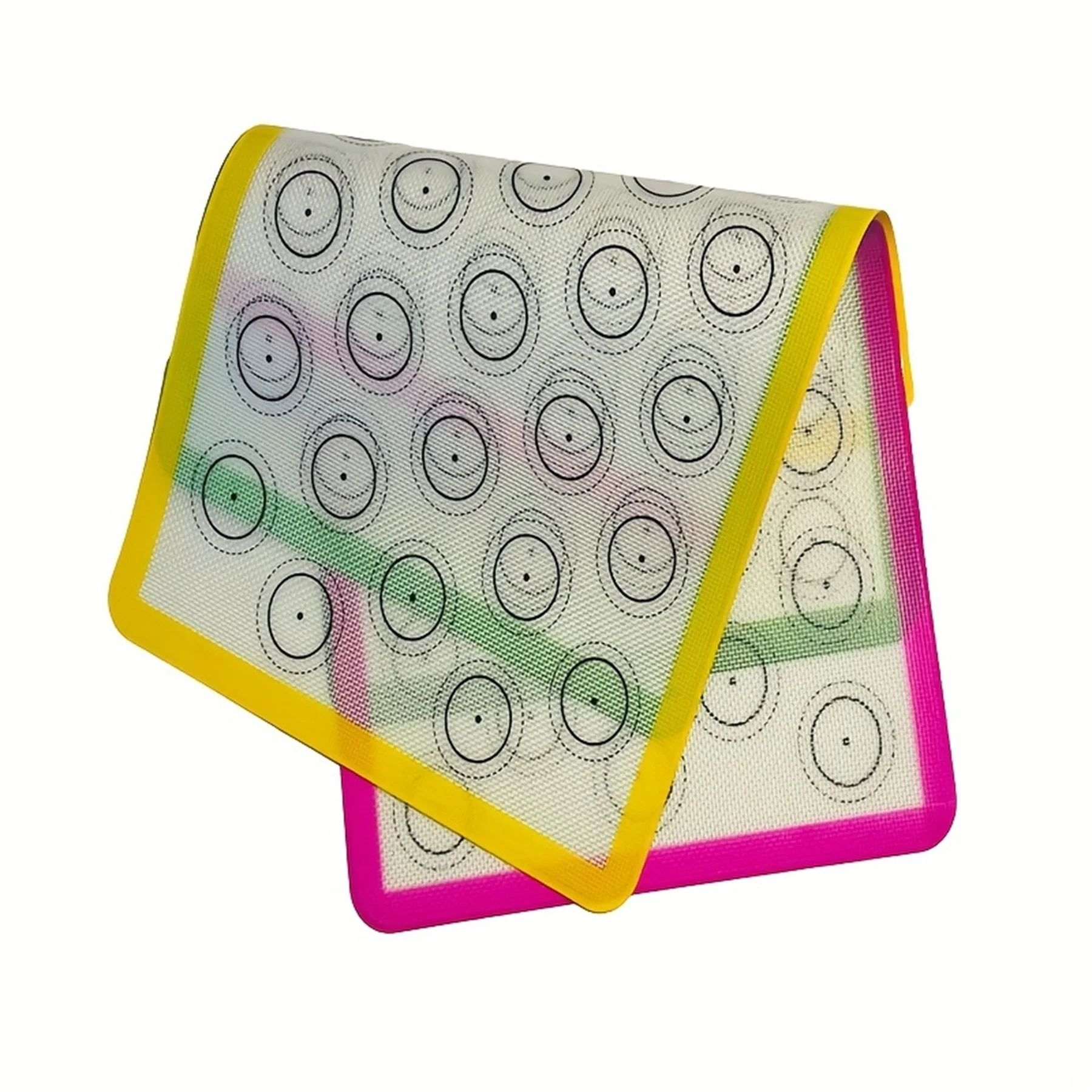 Silicone Baking Mat-Reusable Oven Baking Tray-Can Bbtain 3 Colors Non Stick Fast Simple And Easy To Clean Bake Cookies Gifts