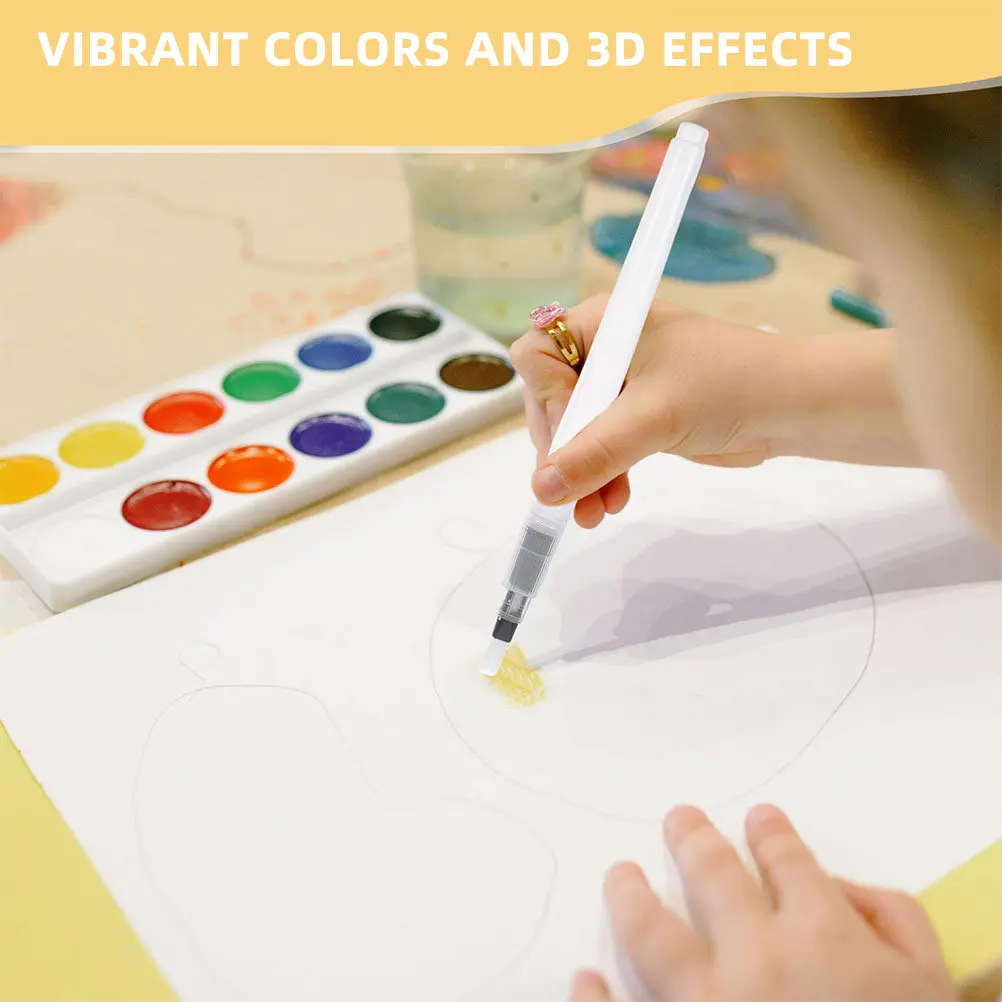 16개입 확장형 목재 펄프 종이 3D 폼 텍스처 드로잉 페이퍼, 창의적인 페인팅 키트, 미술 공예 활동용