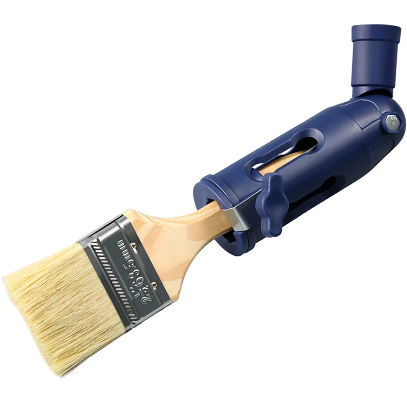 Multi Angle Paint Brush Extender, Paint Edger Tool for High Ceiling Multi Position Paint Brush and Roller Extender with A Brush