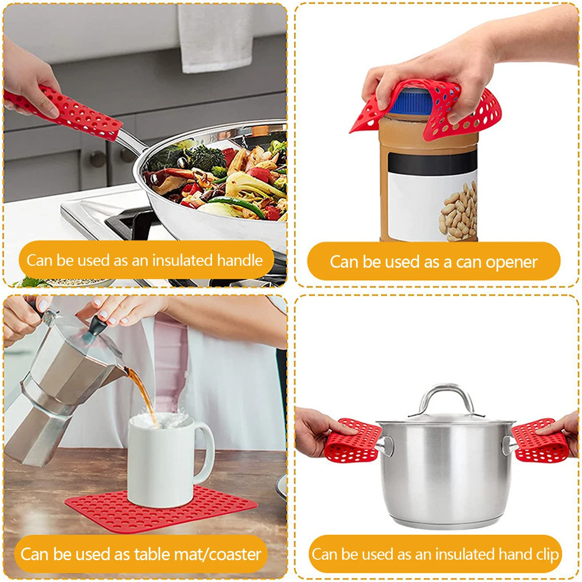 2Pcs Air Fryer Silicone Pad Set with Brush Rectangle Reusable Non-Stick Air Fryer Mat Heat-Resistant for Basket Baking Cooking silicone grill mat