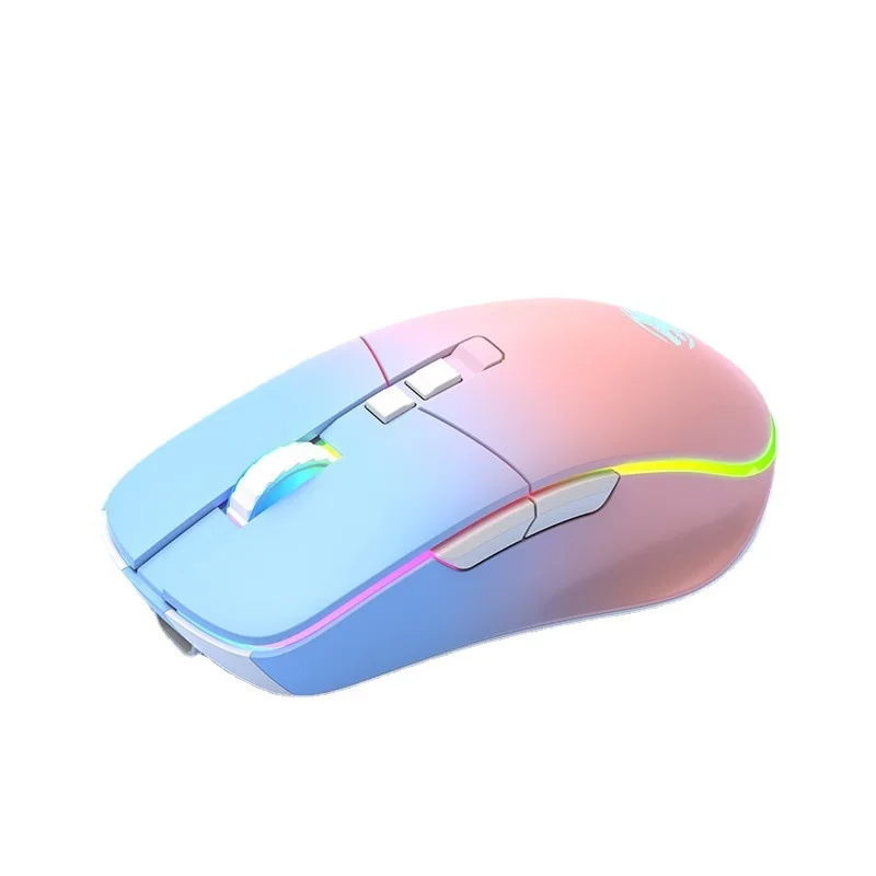 Eweadn G308 Thri Mode Wireless Bluetooth Mecha Mouse Rgb Light